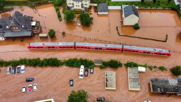 Banjir Bandang Jerman-Belgia Tewaskan 128 Jiwa, Ratusan Lainnya Hilang