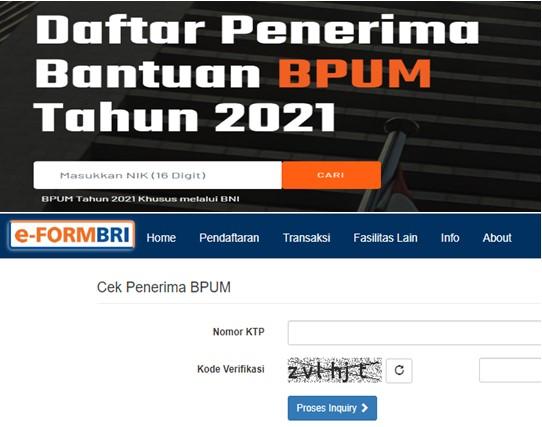 Anda Penerima BPUM Rp 1,2 Juta? Cek di eform.BRI.co.id dan banpresbbpum.id