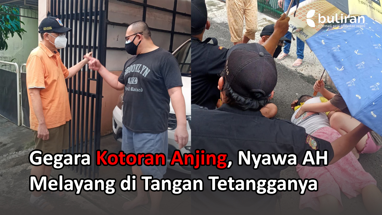 Gegara Kotoran Anjing, Nyawa AH Melayang di Tangan Tetangganya