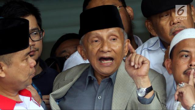 Pak Amien, Dua Kursi Waketum Partai Ummat Kosong