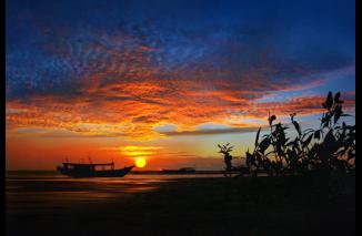Eksotisme Pantai Lampu Satu di Merauke