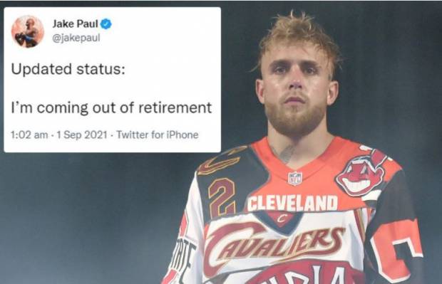 Ada-Ada Saja, 48 Jam Pasca Nyatakan Pensiun dari Ring Tinju, Jake Paul Comeback