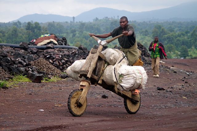 Chukudu, Motor Niaga Tanpa Mesin di Afrika