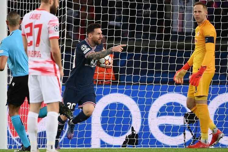 Brace Messi Berikan Kemenangan Bagi PSG dalam Drama Lima Gol Liga Champions