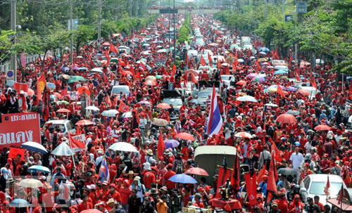 Alamak, Pendemo Bugil Hiasi Demo Panas di Thailand