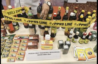 18 Item Kosmetik, 53 Item Obat Tradisional dan 1 Item Suplemen Kesehatan Kandung BKO