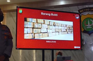 Gawat, Dari 279 Kg Ganja yang Diungkap Polres Jakbar, 150 Kg Pesanan Napi