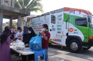 Gandeng Donatur Asal Palestina, ACT Sambangi Kota Duri dan Dumai untuk Berbagi Makan Gratis