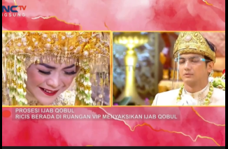 Tangis Haru Ria Ricis Saat Akad Nikah Berlangsung