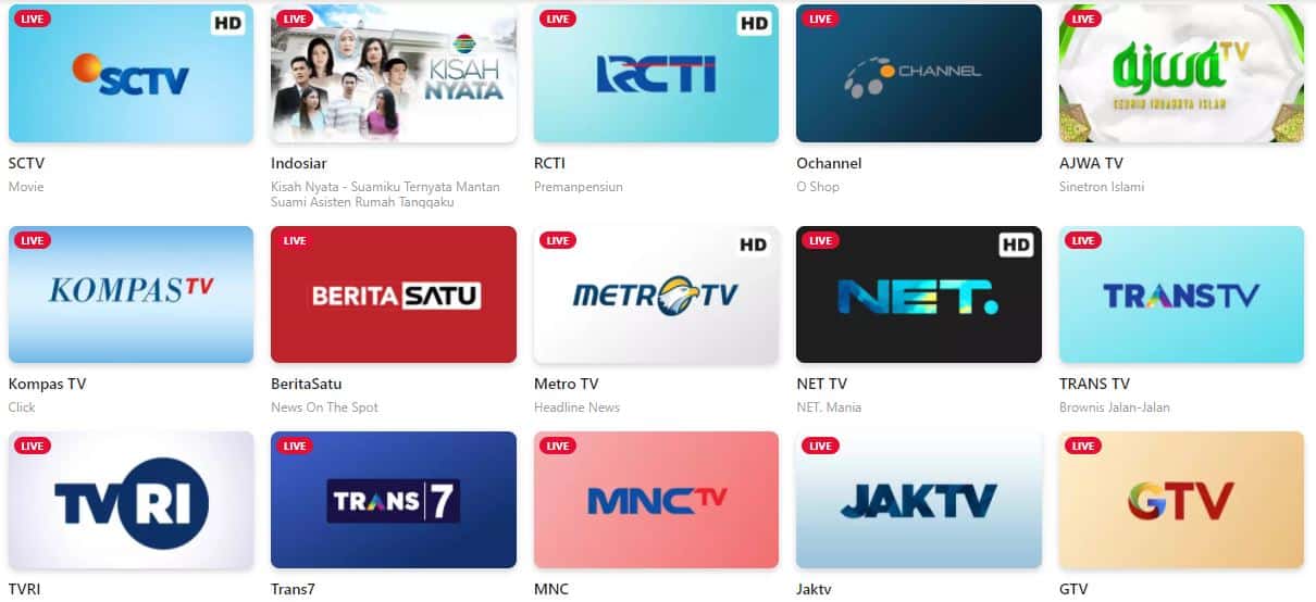 Cara Nonton TV di youtube Streaming dengan Android