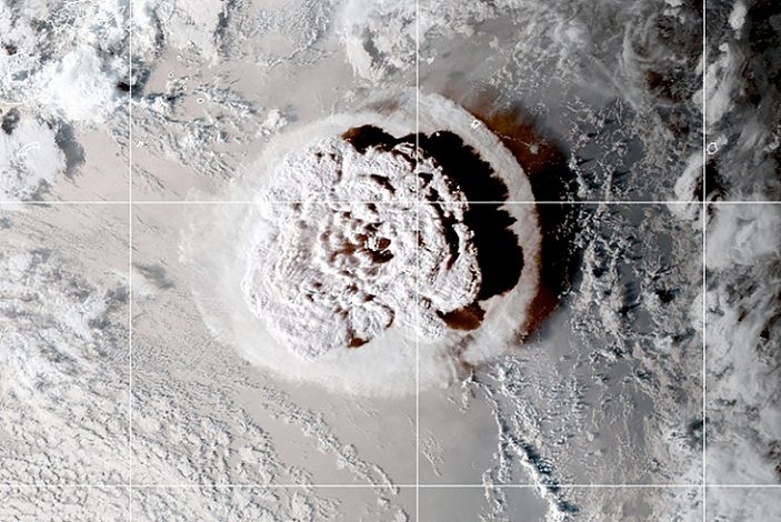 Gunung Hunga Tonga-Hunga Ha'apai, Gunung Berapi Bawah Laut yang Picu Tsunami di Tonga