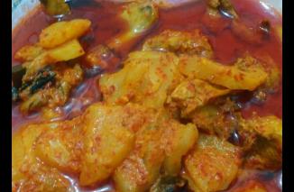 Gulai Ayam Naneh Samba Ubek
