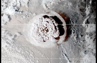 Gunung Hunga Tonga-Hunga Ha'apai, Gunung Berapi Bawah Laut yang Picu Tsunami di Tonga