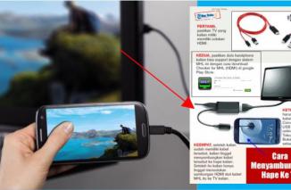 Cara Mudah Menghubungkan HP ke TV Tanpa Kabel & WIFI