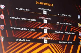 Undian Perempat Final Liga Europa: Barcelona Ditantang Frankfurt