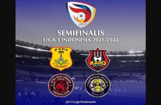 Dua Tim Sumut Tembus Semifinalis Liga 3 2021-2022