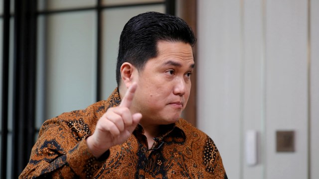 Survey Tempatkan Erick Thohir Jadi Calon Non-Parpol dengan Elektabilitas Tertinggi