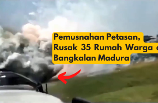 Pemusnahan Petasan, Rusak 35 Rumah Warga di Bangkalan Madura
