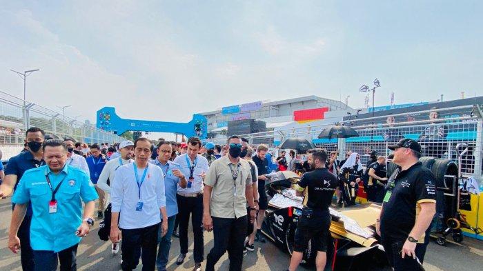 Hadir Bersama 5 Menteri Plus Kapolri, Jokowi Puas dengan Formula E