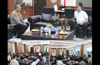 Perkuat Koordinasi menjelang Pilkada, Kapolresta Palangkaraya silaturahmi ke Kejati Kalteng