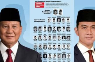 Calon Menteri Prabowo-Gibran Makin Mengerucut