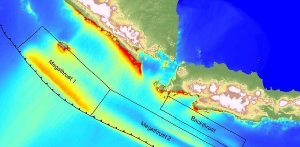 Bidang Megathrust Sebesar Pulau Jawa 