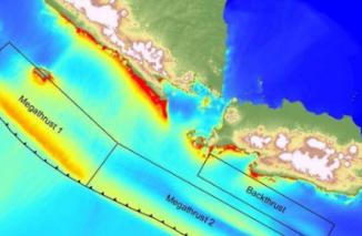 Bidang Megathrust Sebesar Pulau Jawa 