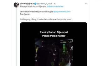 TikTokers yang Hina Guru Akhirnya Dijemput Paksa Polisi,Riezky Masih Pede Bilang Ini ke Netizen