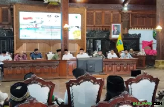 Harmonisasi antara Pemerintah Daerah, Ormas, Media, Tiga, Toma di Pendopo RA Kartini Kabupaten Jepara, Senin (24/3/2025)