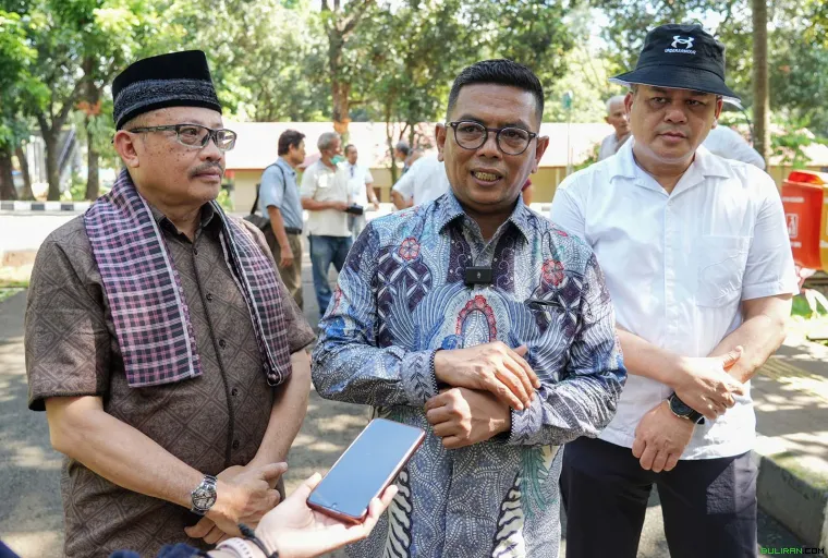Ady Sasmita, Gubernur Banten Andra Soni dan Kompol Risben Lisay dari Polantas Mabes Polri (f/istimewa)