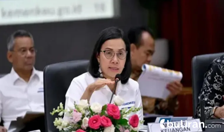 Indrawati dalam acara KSTI 2025 di Sasana Budaya Ganesa (Sabuga) ITB, Bandung, Jawa Barat, Kamis (7/8/2025).