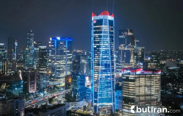 Gedung Telkom Landmark Tower, kawasan Gatot Subroto, Jakarta Selatan.