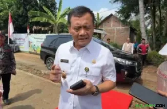 Gubernur Jawa Tengah (Jateng) Ahmad Luthfi seusai acara pencanangan Gerakan Menanam Batas Tanah di Purworejo, Jawa Tengah, Kamis (7/8/2025).