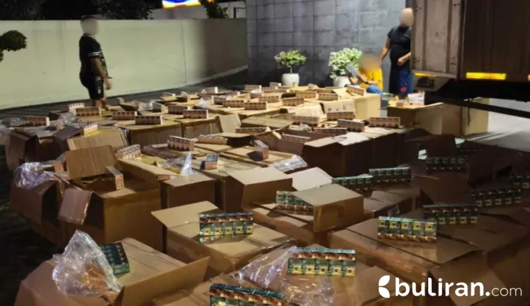 Kanwil Bea Cukai Jateng DIY tindak ratusan tuta batang rokok ilegal. (Foto: Bea Cukai)