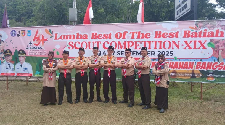 Kwarcab Payakumbuh Tutup Lomba Best of the Best Batiah Scout Competition XIX di Halaman Perpustakaan Umum Daerah Kota Payakumbuh
