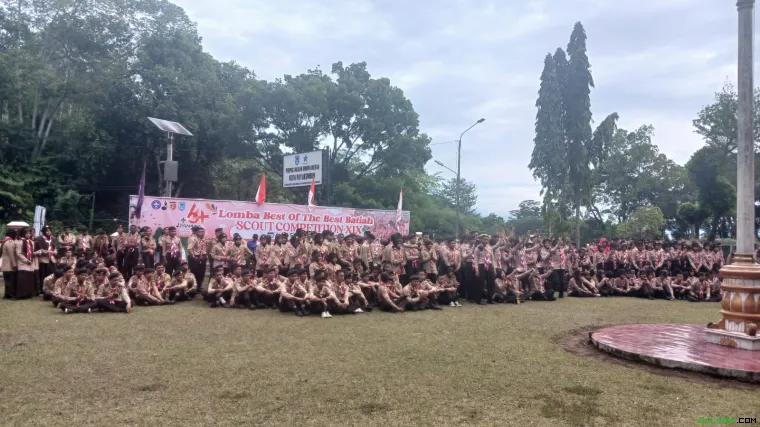 Kwarcab Payakumbuh Tutup Lomba Best of the Best Batiah Scout Competition XIX di Halaman Perpustakaan Umum Daerah Kota Payakumbuh