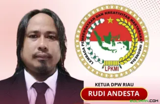 Rudi Andesta, Ketua Lembaga Pemberdayaan dan Kreativitas Masyarakat Indonesia (LPKMI) DPW Riau.