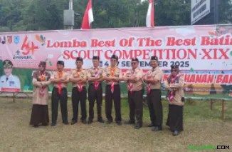 Kwarcab Payakumbuh Tutup Lomba Best of the Best Batiah Scout Competition XIX di Halaman Perpustakaan Umum Daerah Kota Payakumbuh