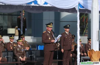 Apel Hari Lahir Kejaksaan RI di Kejaksaan Tinggi Kalimantan Tengah