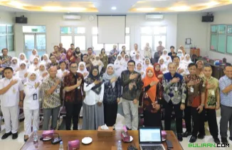 Sosialisasi pengendalian gratifikasi di lingkungan RSUD Kartini, (1/9/2025).