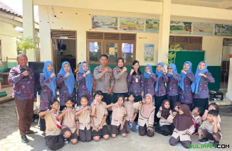 Sosialisasi Bullying di SD Negeri 2 Karanggondang, Kecamatan Mlonggo, Kabupaten Jepara, (26/9/2025).