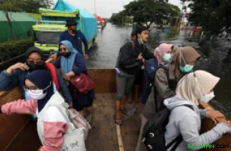Banjir di Kota Semarang.