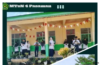 Upacara Bendera Senin: Kamad Ajak Siswa Wujudkan Budaya Literasi Melalui Program "Satu Kelas Satu Buku"