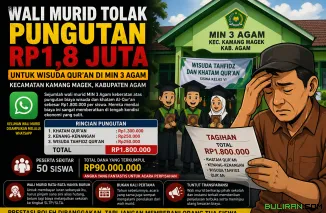 Di Balik Angka Rp1,8 Juta, Publik Menanti Jawaban dari MIN 3 Agam