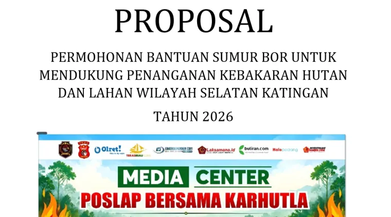 Poslap Karhutla Selatan Katingan Usulkan 21 Titik Sumur Bor, PT. Arjuna Sawit : "Kami Penuhi "
