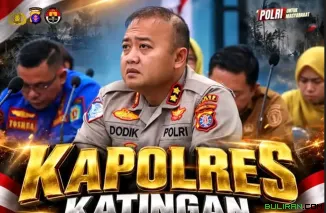Kapolres Katingan Ikuti Rakor Penanganan Karhutla Via Zoom