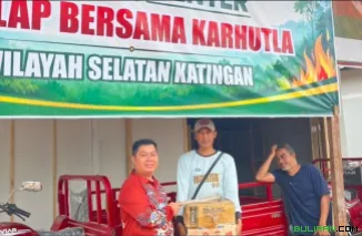 Koordinator Poslap Karhutla Pegang Kepala ditengah Banjir Bantuan Sumur Bor