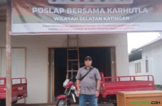 Nyoman R Triady, Pengurus Garda Antang Patahu Kunjungi Poslap Lintas Selatan Katingan (07/09/2026)