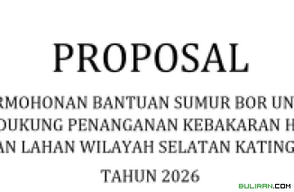 Poslap Karhutla Selatan Katingan Usulkan 21 Titik Sumur Bor, PT. Arjuna Sawit : "Kami Penuhi "