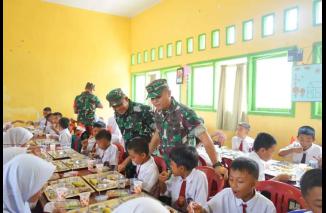 Kodim 0408/BS Kembali Laksanakan Kegiatan Dapur Masuk Sekolah